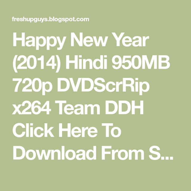 happy new year 720p hevc